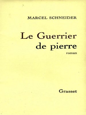 cover image of Le guerrier de pierre